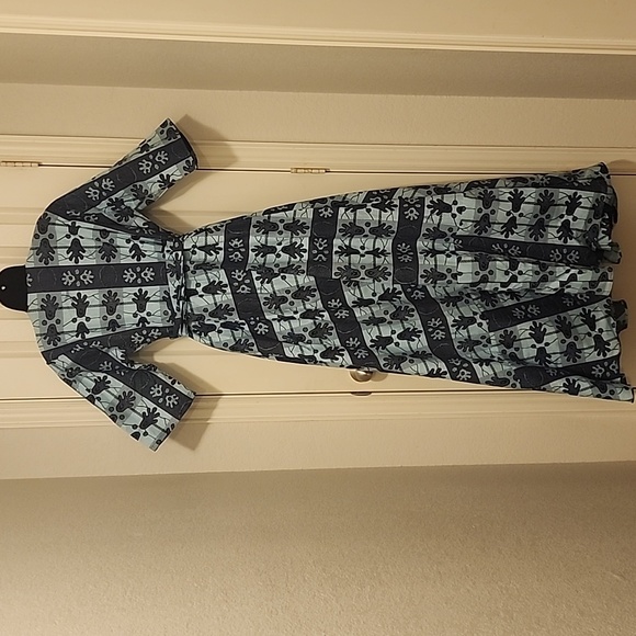 Ankara African Print Wrap Dress - Picture 7 of 11